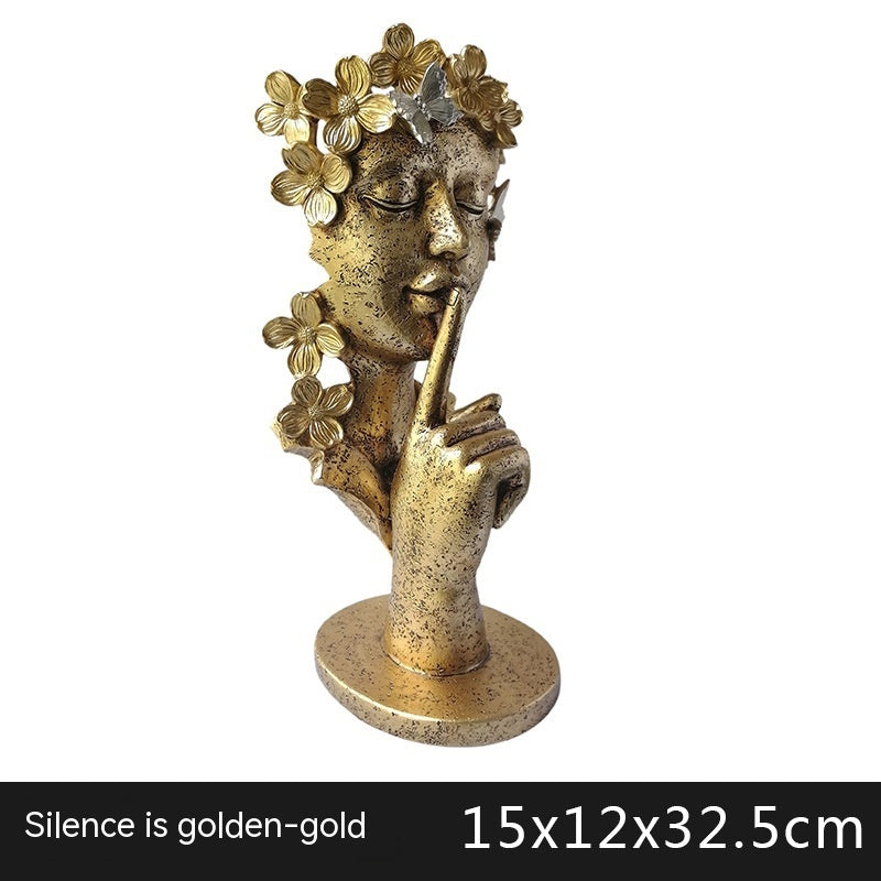 Silence Creative Abstract Statue