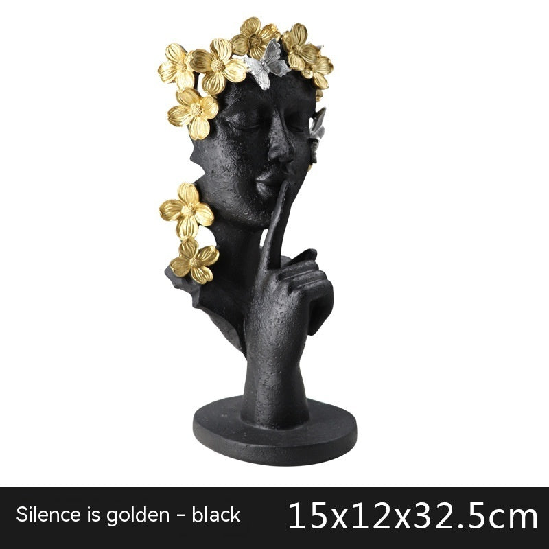 Silence Creative Abstract Statue